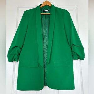 Strut & Bolt Boyfriend Blazer Scrunch 3/4 Sleeve
